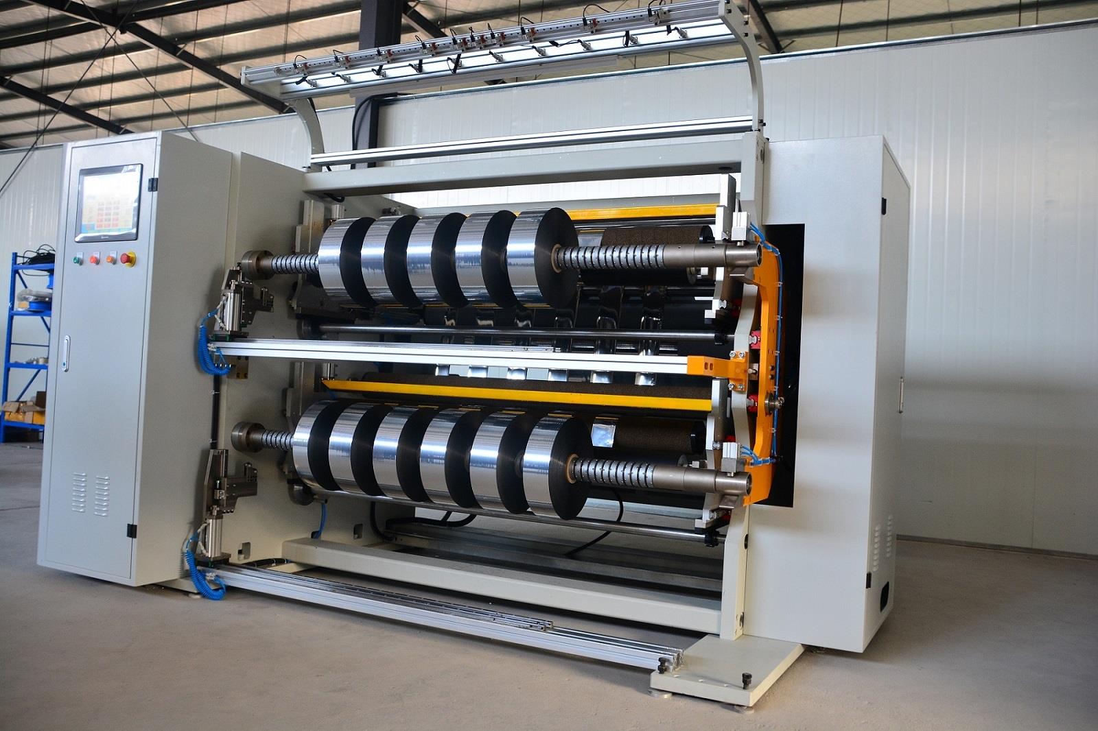 hot and cold foil slitter rewinder machine