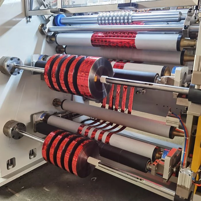 Holographic Foil Slitter Rewinder